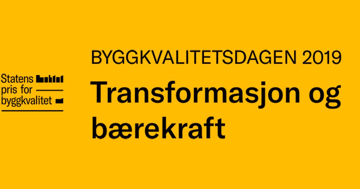 Program For Byggkvalitetsdagen 2019 - Direktoratet For Byggkvalitet